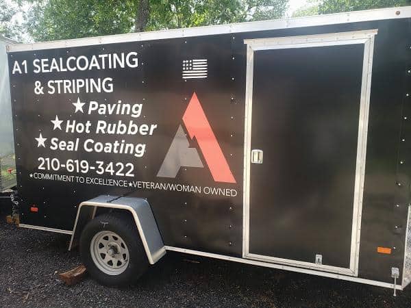 A1 sealcoating trailer